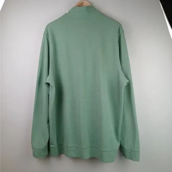 L.L. Bean Men's Green Pullover Shirt - Picture 3 of 4